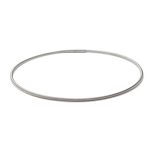 3mm Spiral Cable Stainless Steel Necklace