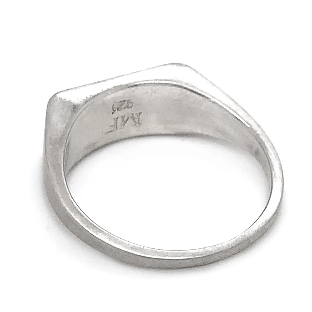 Sterling Silver Choose Your Weapon Signet Ring - "Arrow" - Image 4