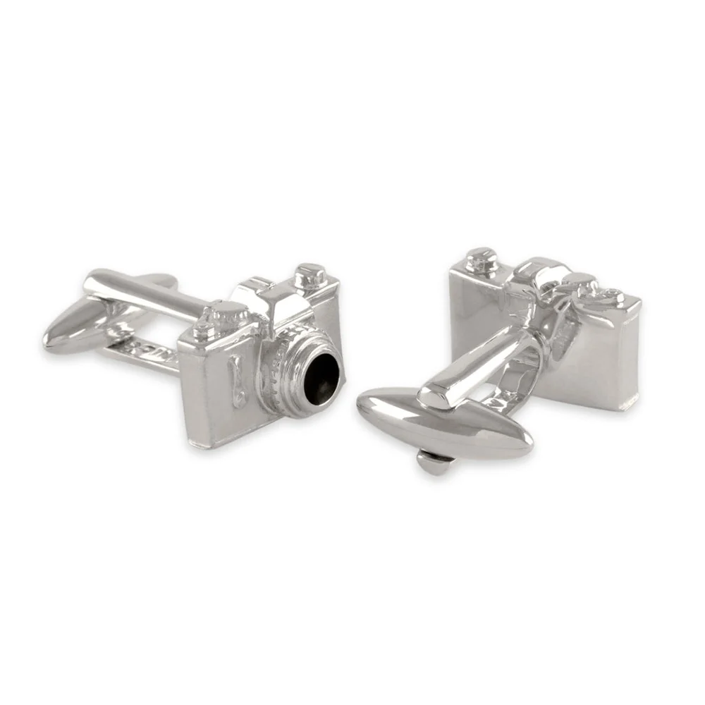 Sterling Silver Cufflinks - "Camera" - Image 2