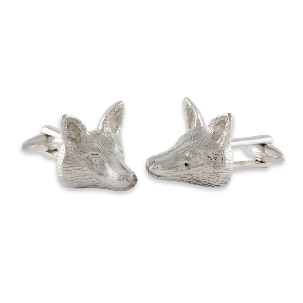 Sterling Silver Cufflinks - "Fox"