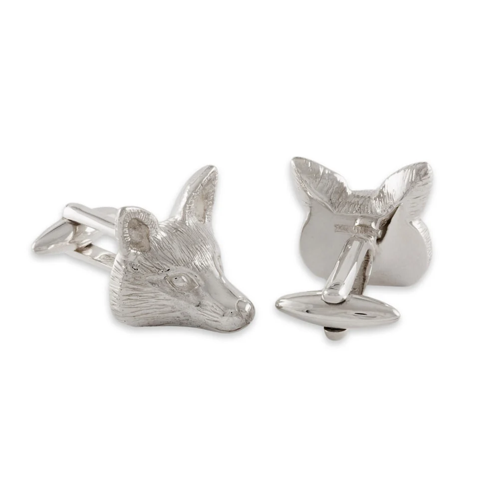 Sterling Silver Cufflinks - "Fox" - Image 3