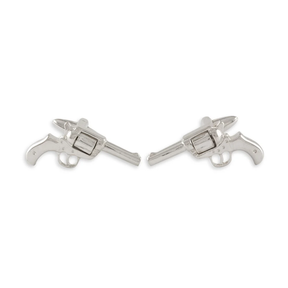 Sterling Silver Cufflinks - "Revolver"