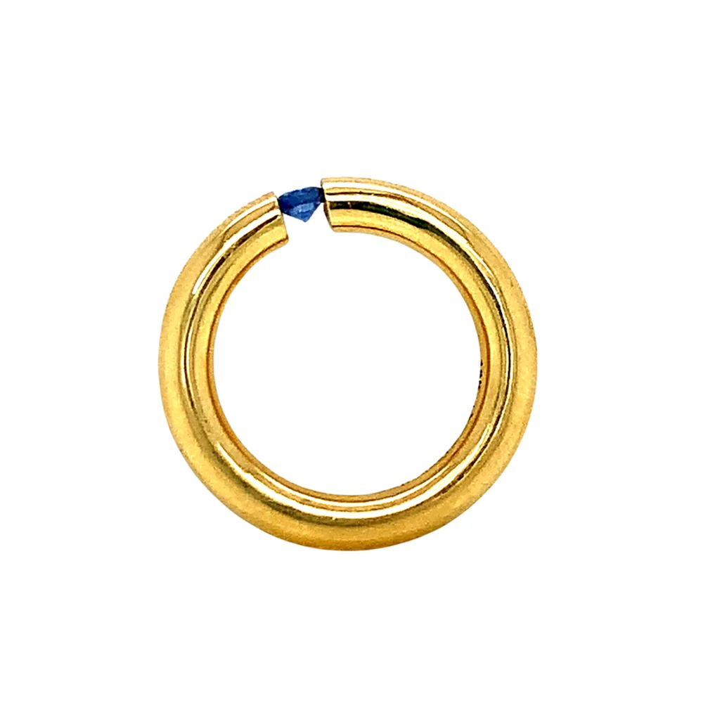Montana Yogo Sapphire Tension Ring - Image 4
